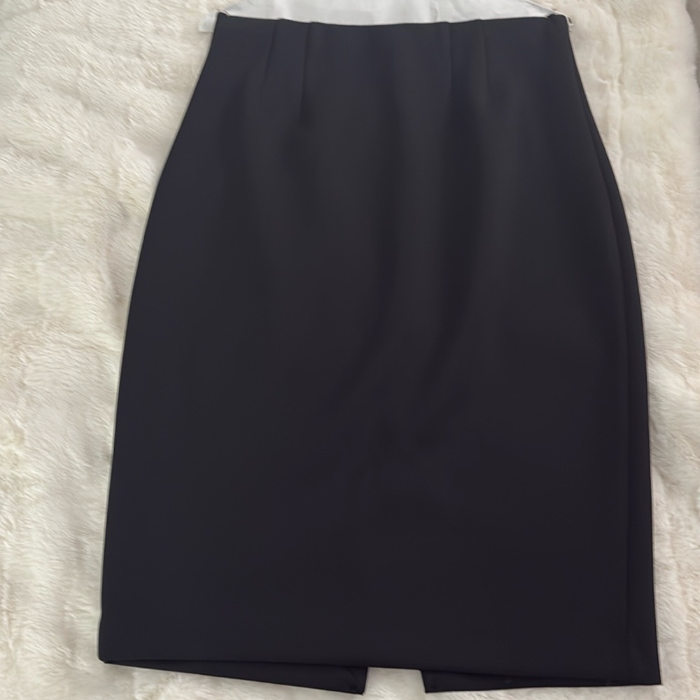 Express black midi skirt
